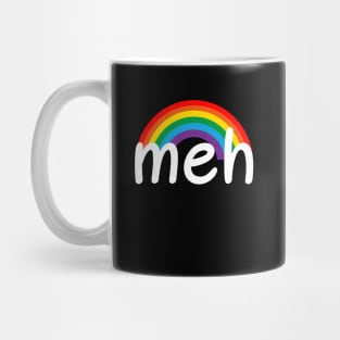 Rainbow Meh Mug